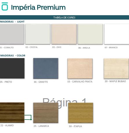 Mesa Reta com Painel de Aço 170 x 60 x 74 cm - Impéria Premium 18 mm