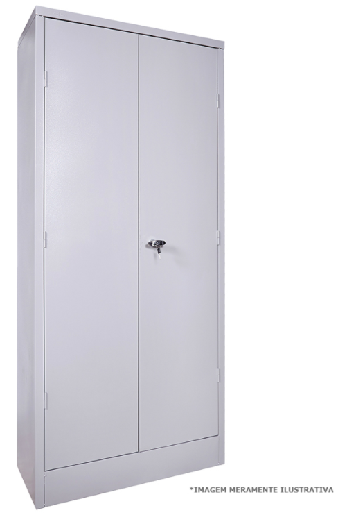 Armário de Aço PA-90 c/ Portas de Abrir Fechadura Chapa 26 (AS-204-F)