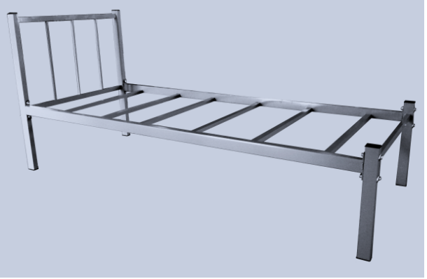 Cama Em Ferro Militar Para Alojamento E Canteiros De Obras Colchões L-78cm - Móveis 33