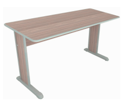 Mesa Reta 600 x 600 x 740 mm - Linha UNO 15 mm