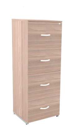 Arquivo 4 Gavetas 46 x 45 x 124 cm - Linha UNO 15 mm