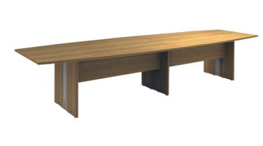 Mesa Para Reunião Retangular Bipartida 3500 X 1200 X 740 Mm - Attuale | Impéria Premium 25 Mm