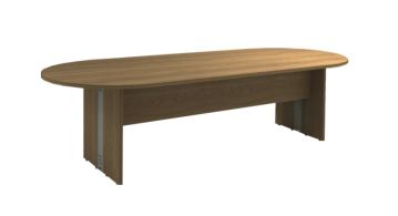 Mesa Para Reunião Oval Com 08 Lugares 2000 X 900 X 740 Mm - Attuale | Impéria Premium 25 Mm